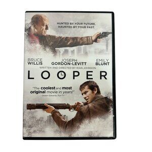 Looper DVD Movie Rated R Sony NTSC 2012 Widescreen Region 1 Bruce Willis